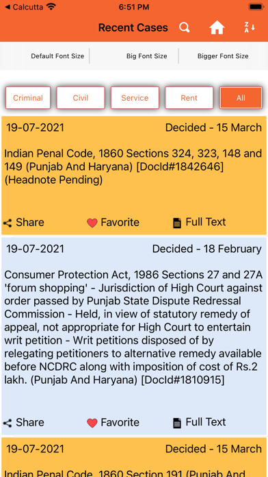 Screenshot #2 pour Punjab Haryana Legal Reports
