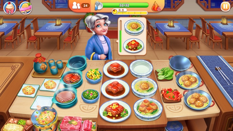风味美食街—美食烹饪厨房模拟游戏