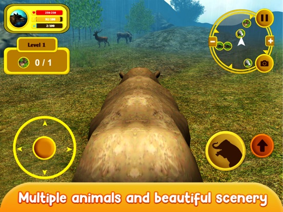 Screenshot #5 pour Rhinoceros Simulator 3D