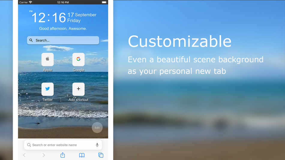 #2. Home Tab for Safari (macOS) 게시자: Stefan Van Damme