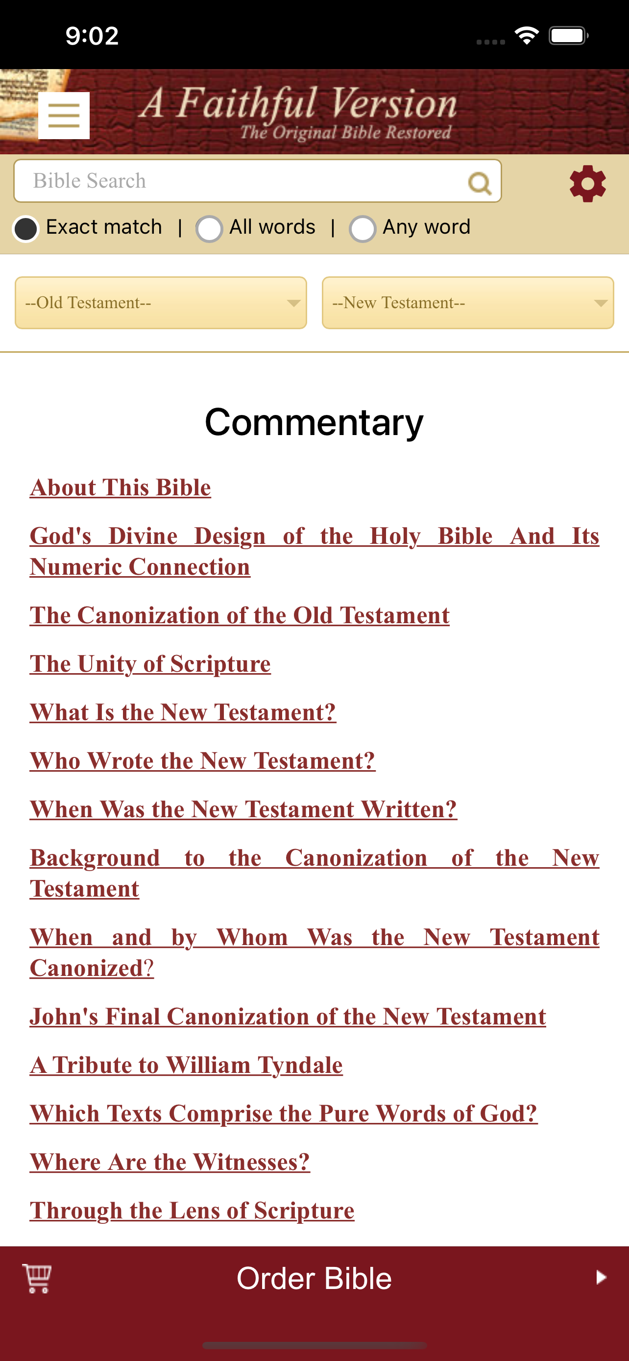 A Faithful Version Bible