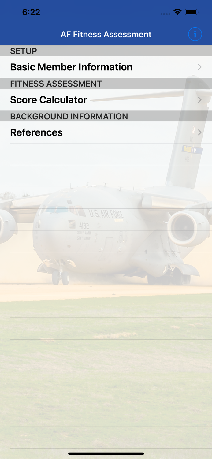 AF Fitness Assessment