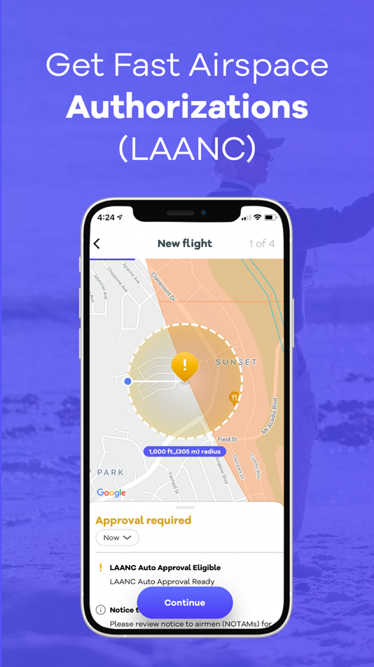 #4. OpenSky - App for Drone Flyers (iOS) 由: Wing Aviation LLC