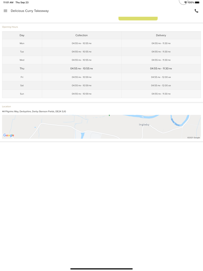 Delicious Curry Takeaway