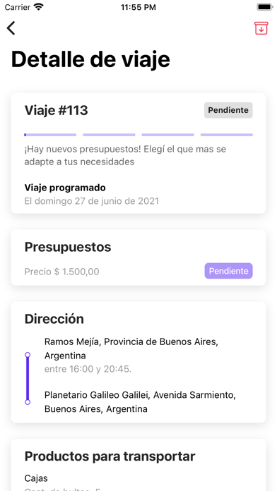 Faster: Envíos & Mensajería Screenshot