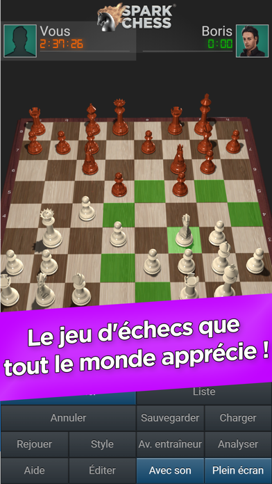 Télécharger SparkChess Lite pour iPhone / iPad sur l'App Store (Jeux)