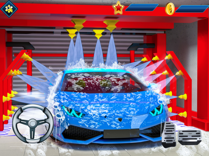 Super Car Wash Game Simulator