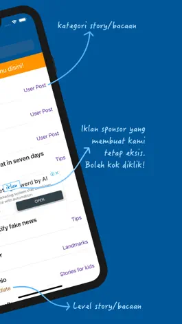 Game screenshot RETaS Read English Tanpa Kamus apk