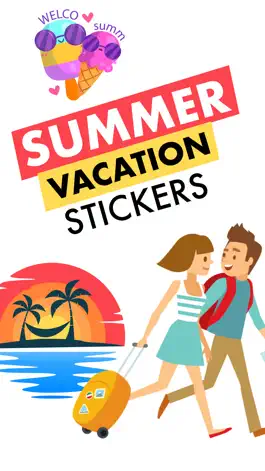 Game screenshot Summer Vacation Stickers Pack mod apk
