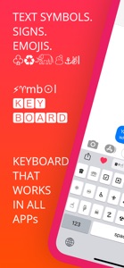 Symbol Keyboard+ screenshot #1 for iPhone