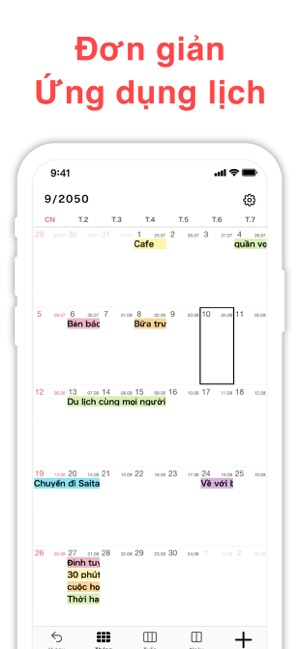 N Calendar: Lịch hàng ngày