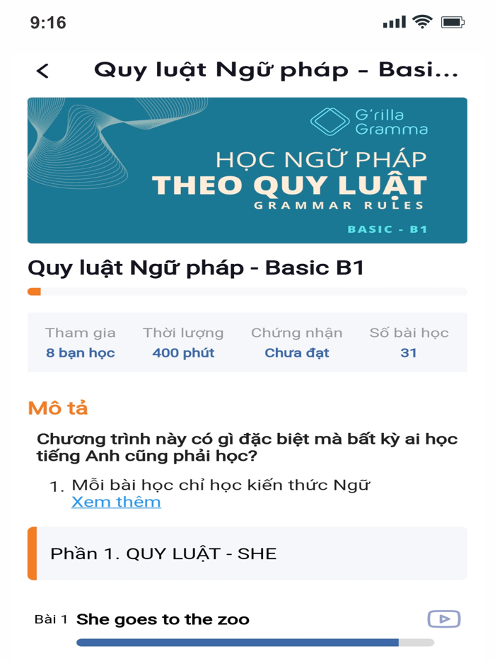 Grilla - Grammar Rules