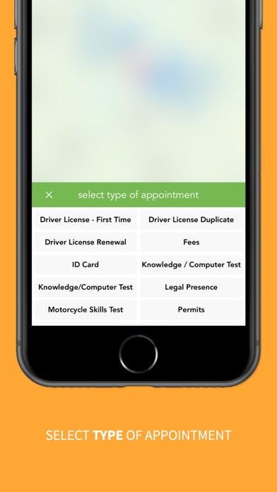 DMV NC Find Appointment Screenshot