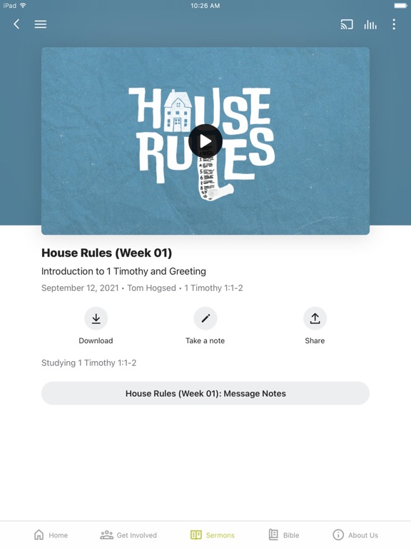 The Summit Church North Canton iPad screenshot 3 - Education app