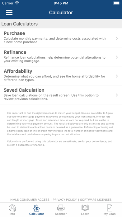Seagrave Mortgage Home Loans Screenshot