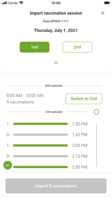EPIG® App Screenshot