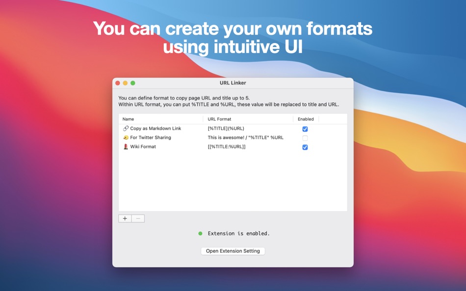 #2. URL Linker for Safari (macOS) 由: Sohichiroh Horimi