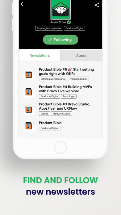 Lettermind - Newsletter Search Screenshot