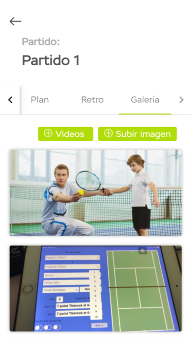Screenshot #3 pour My Tennis Diary