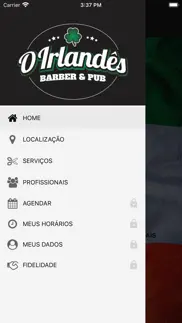 o irlandês barber e pub iphone screenshot 2