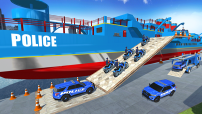 Police Truck Car Transport Screenshot