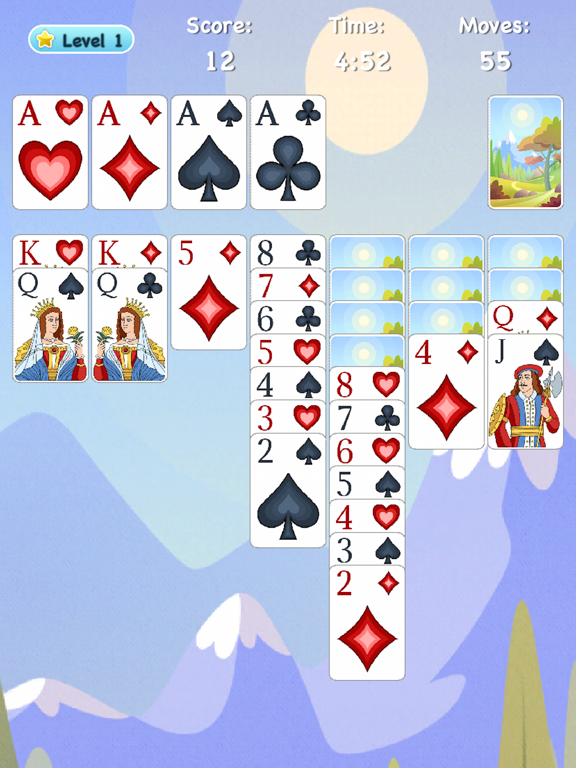 Solitaire: Relaxing Card Game iPad screenshot