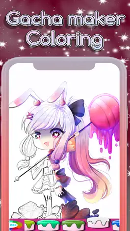 Game screenshot Gacha Life Coloring Maker mod apk