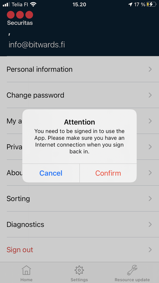 #4. Securitas Opens (iOS) By: Securitas AB