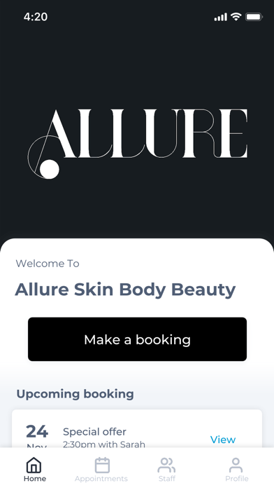 Allure Skin Body Beauty Screenshot