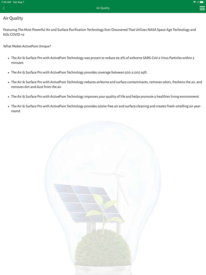 Sustainable Solutions App