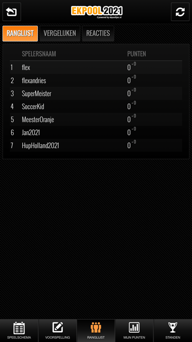 EK Pool 2020 Screenshot