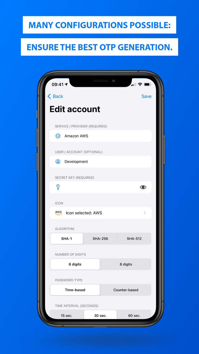 1TP - 2FA  OTP Authenticator