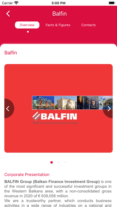 Balfin App Screenshot