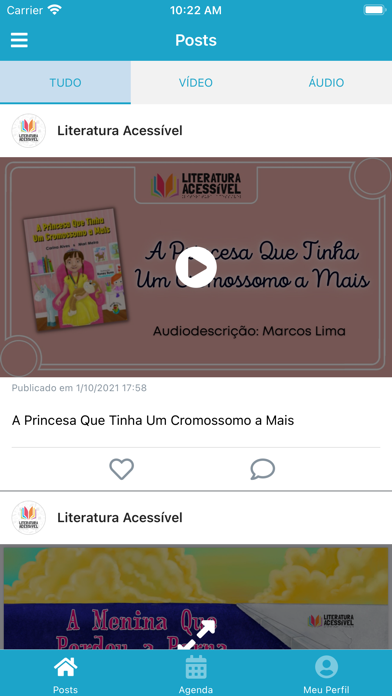 Literatura Acessível Screenshot