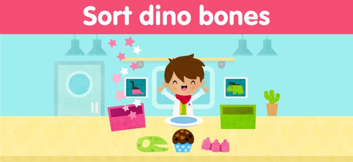 Dino games for kids and toddler
