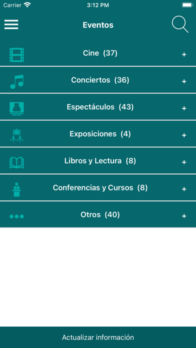 Agenda Cultural CyL Screenshot