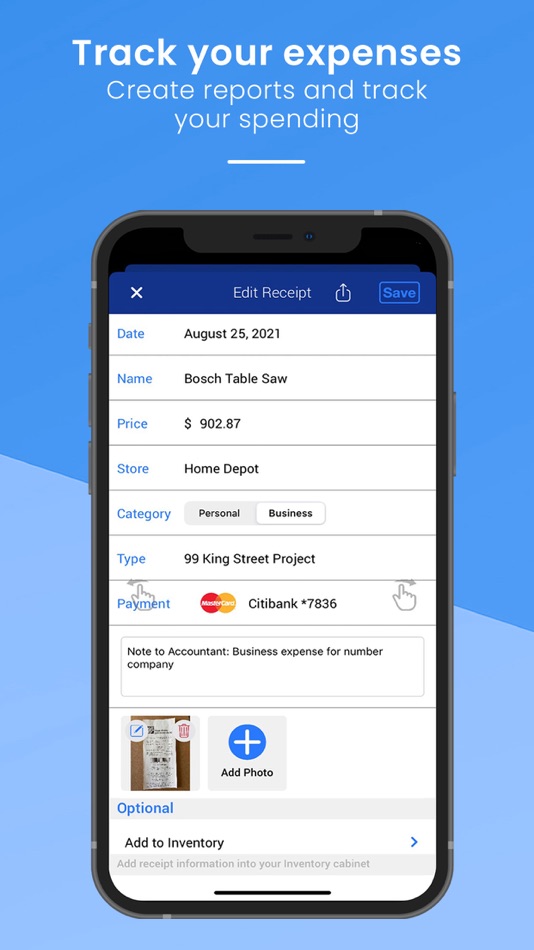 #4. Categorizr: Receipt Scanner (iOS) 由: Categorizr