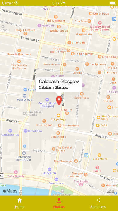 Calabash Glasgow Screenshot