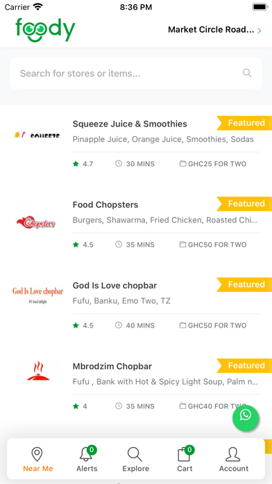 FoodyGhana Screenshot