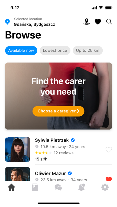 Carerly Screenshot