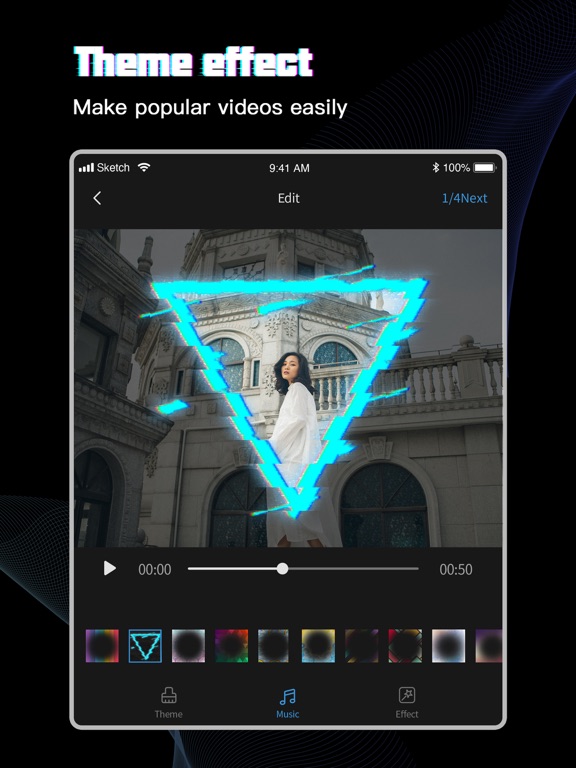 Screenshot #6 pour Slideshow with Music GIF Maker