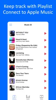 music identifier ‣ find songs iphone screenshot 3