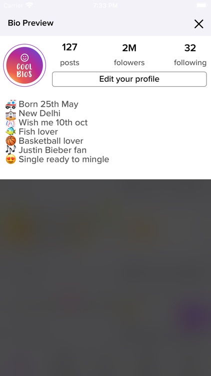 Cool IG Bios for Instagram screenshot-3