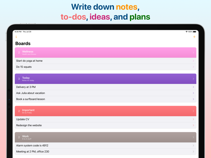 JotNotes - Quick Notes and Ideas