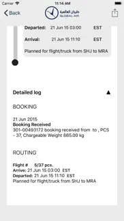 global aviation cargo tracking iphone screenshot 3