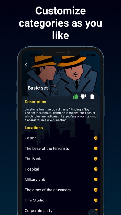 Spy - the game for a company Screenshot