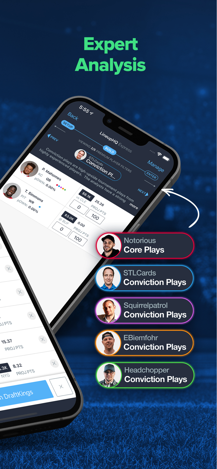 LineupHQ FanDuel DFS Optimizer