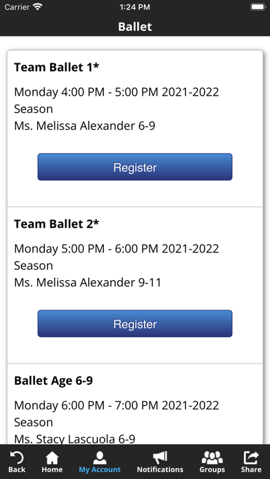 Footworks Dance Studio Screenshot
