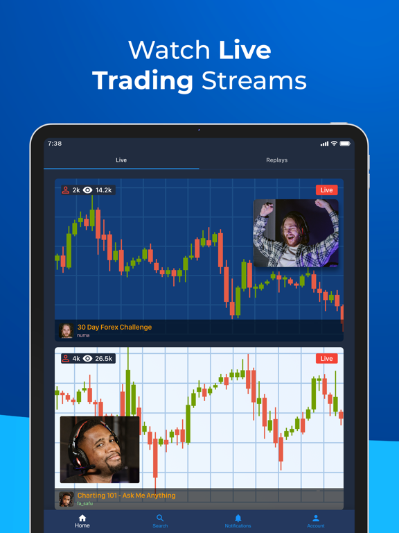 Screenshot #6 pour Live Trading: Trader Streaming