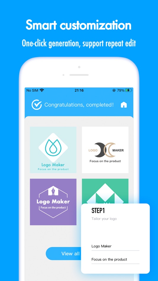 #6. Logo Maker & graphic design (iOS) By: 思汝 胡